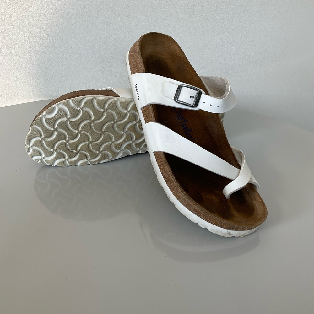 Birkenstock white sandals - Picture 2 of 10
